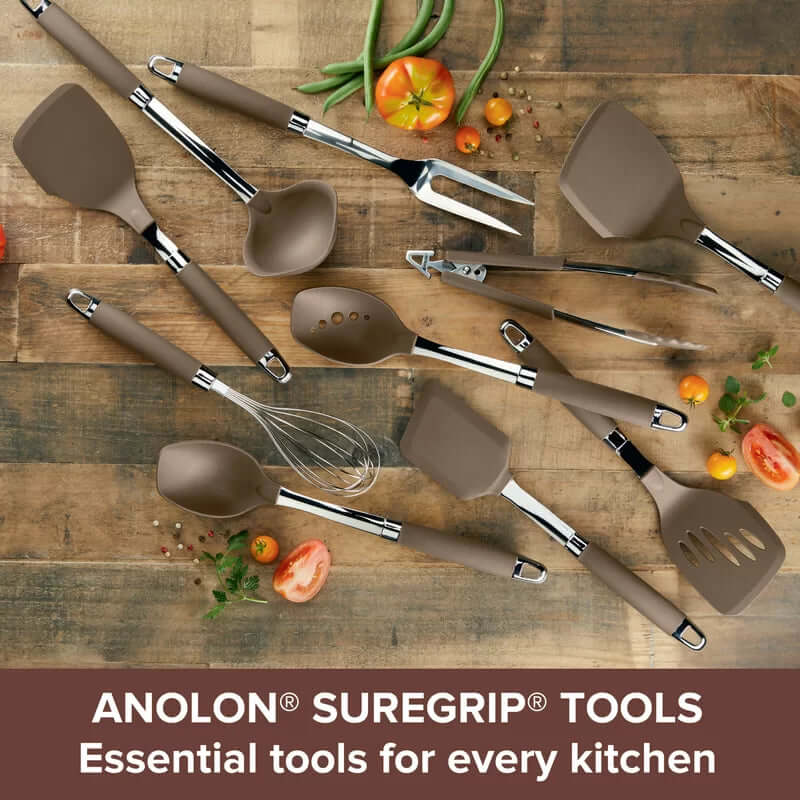 Tools and Gadgets Suregrip Nonstick Kitchen Utensil Set, 6-Piece