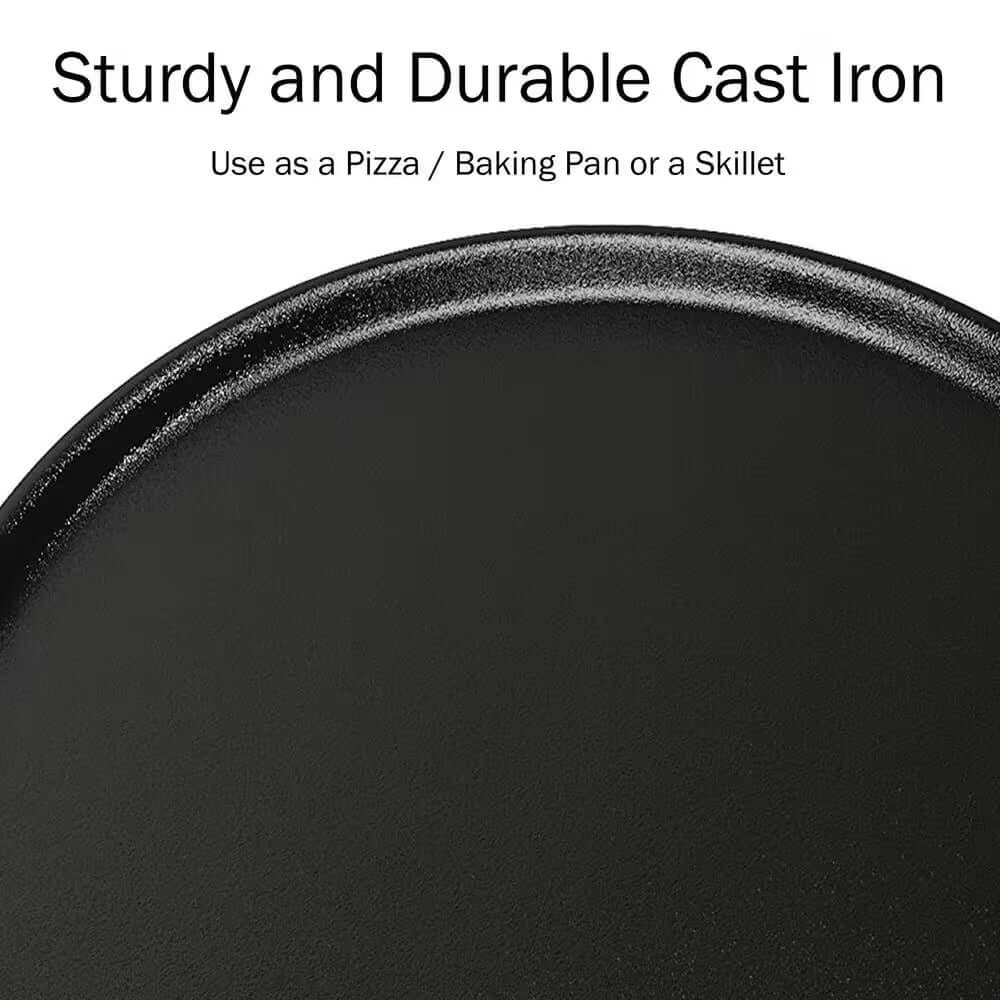 14 In. Cast Iron Pizza Pan